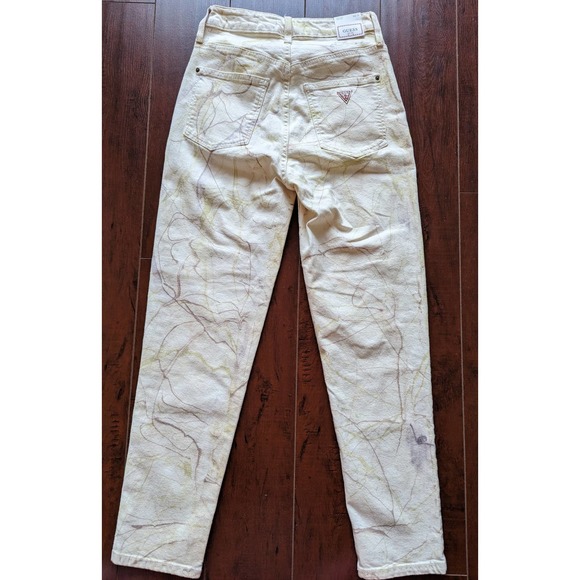 Guess Marble Print Mom Jeans Size 26 - Picture 7 of 16